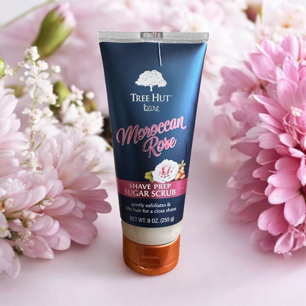Tree Hut Bare MOROCCAN ROSE Shave Prep Sugar Scrub 9oz